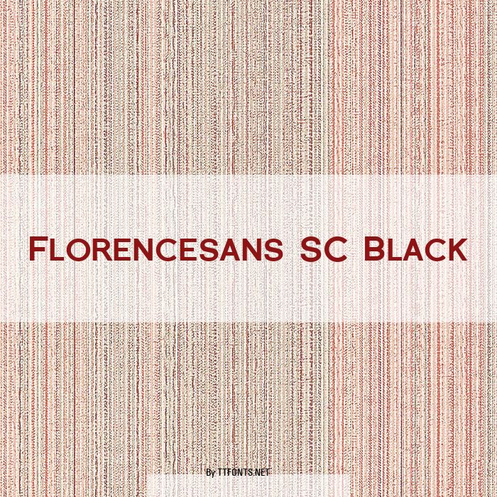 Florencesans SC Black example